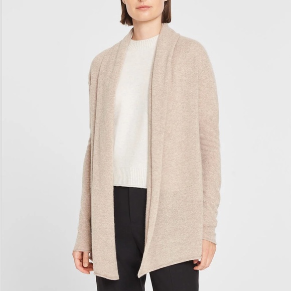 Cristina Cashmere Cardigan - New With Tags - NEVER WORN - Stone - Picture 1 of 3